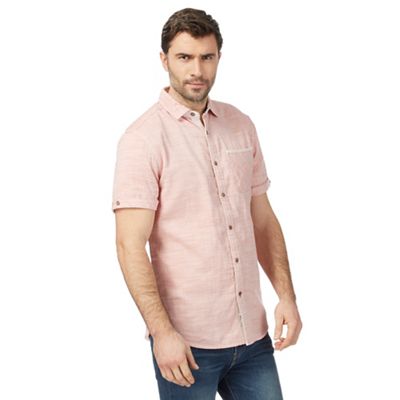 Mantaray Pink marl short sleeved shirt